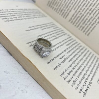 ست حلقه و پشت حلقه زنانه کد R4655