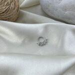 پیرسینگ گوشو زنانه مدل نگین جواهری کد P4908