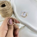 گوشواره زنانه ژوپینگ مدل حلقه ای کد E6352