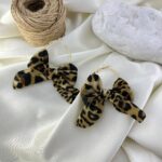 گوشواره زنانه مدل پلنگی کد E6331