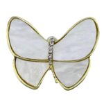 گل سینه زنانه مدل پروانه کد G4089