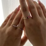 انگشتر میناکاری رنگی کد R1015