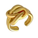 انگشتر زنانه مدل مینیمال گره کد R4899