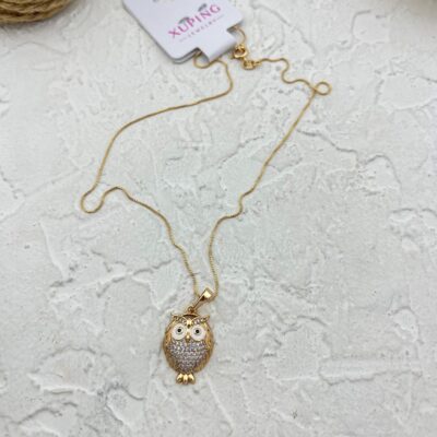 گردنبند زنانه ژوپینگ مدل جغد کد N4993