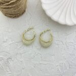 گوشواره زنانه مدل توری کد E6055