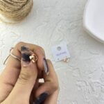 گوشواره زنانه ژوپینگ مدل قلب کد E6268