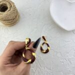 گوشواره زنانه مدل میناکاری کد E6212