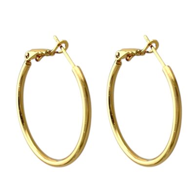 گوشواره زنانه ژوپینگ مدل حلقه ای کد E6084
