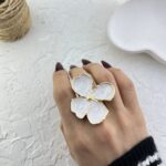 انگشتر زنانه مدل گل کد R51715