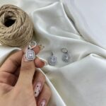 نیم ست زنانه مدل جواهری کد M4388