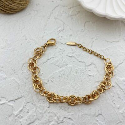 دستبند زنانه ژوپینگ طرح طلا B5160