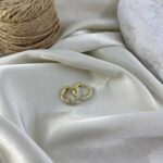 گوشواره زنانه میناکاری مدل گل کد E6415
