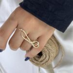 انگشتر زنانه مدل پاپیون کد R51817