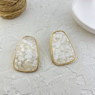 گوشواره زنانه مدل میناکاری کد E6227