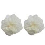 گوشواره زنانه مدل گل پارچه ای کد E5831
