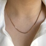 زنجیر گردنبند ژوپینگ مدل ونیزی کد N1006