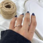 انگشتر زنانه ژوپینگ مدل جواهری پاپیون کد R51840