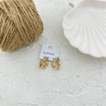 گوشواره زنانه ژوپینگ مدل حلقه کلیپسی کد E5630