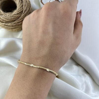 دستبند زنانه ژوپینگ مدل ماری طرح دار کد B5480