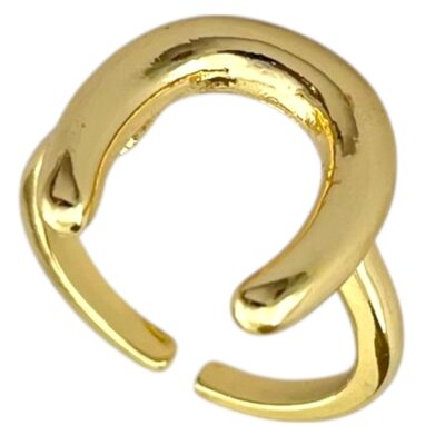 انگشتر زنانه مینیمال مدل نعل اسب کد R5053