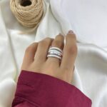 انگشتر زنانه مدل توپی کد R51808