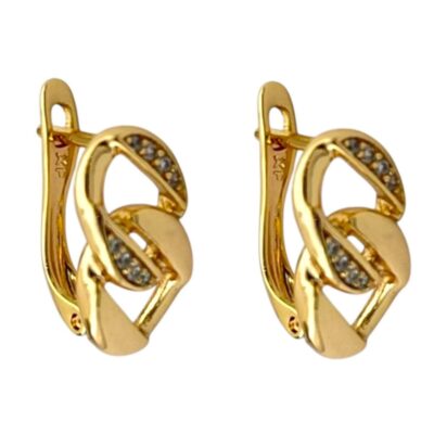 گوشواره زنانه ژوپینگ مدل کارتیه کد E6031