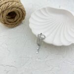گوشواره زنانه مدل ایرکاف طرح پروانه E5662