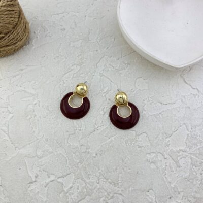 گوشواره زنانه مدل میناکاری کد E6215