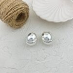 گوشواره زنانه مدل مینیمال طرح اینه ای کد E5715