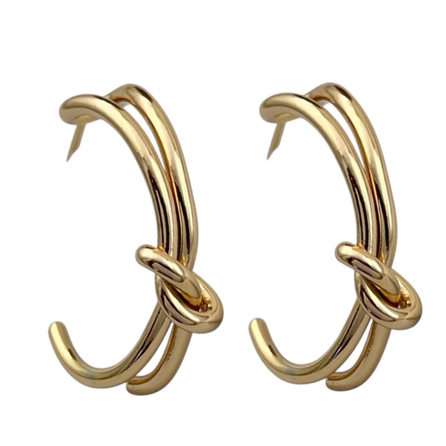 گوشواره-زنانه-ژوپینگ-مدل-گره-کد-E5957-1 گوشواره زنانه ژوپینگ مدل گره کد E5957