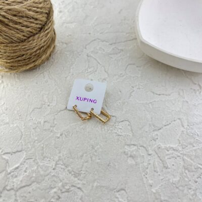 گوشواره زنانه ژوپینگ مدل مربع کد E6269