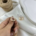 گوشواره زنانه ژوپینگ مدل اینه ای کد E6496