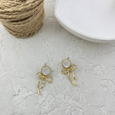 گوشواره زنانه مدل پاپیون کد E6181