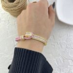 دستبند زنانه چرمی مدل قایق بادبانی کد B5439