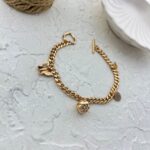 دستبند زنانه ژوپینگ مدل کارتیه و پروانه B5171