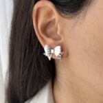 گوشواره پاپیون کد E1018