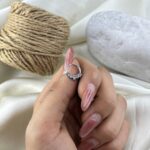 پیرسینگ گوش زنانه مدل نگین جواهری کد P4912