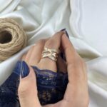 انگشتر زنانه ژوپینگ مدل جواهری کد R51851