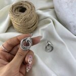 گوشواره زنانه مدل حلقه ای کد E6455