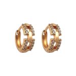 گوشواره زنانه ژوپینگ مدل حلقه کلیپسی کد E5627