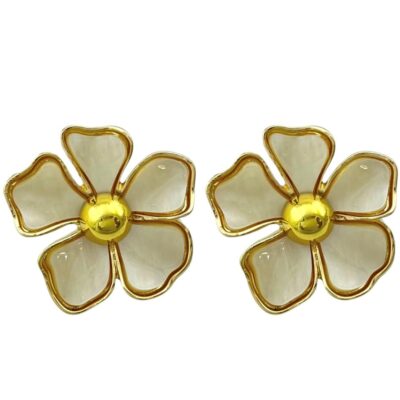 گوشواره زنانه مدل گل کد E6112