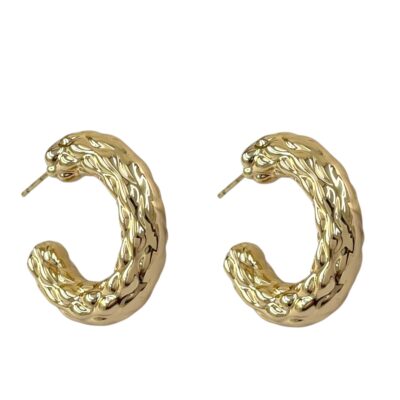 گوشواره زنانه ژوپینگ مدل حلقه ای کد E6505