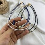 گردنبند زنانه مهره ای تابستانی مدل ونکلیف کد N5281