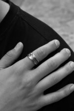 انگشتر مردانه پر عقاب کد Men0050