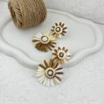 گوشواره زنانه مدل گل کد E5276