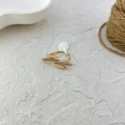 انگشتر زنانه ژوپینگ مدل جواهری کد R51746
