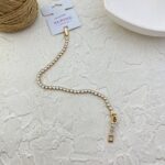 دستبند زنانه ژوپینگ مدل نگین تنیسی کد B5319
