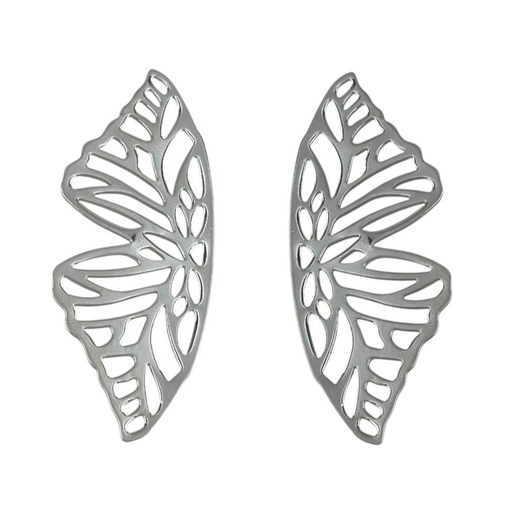 گوشواره زنانه مدل پروانه کد E6489