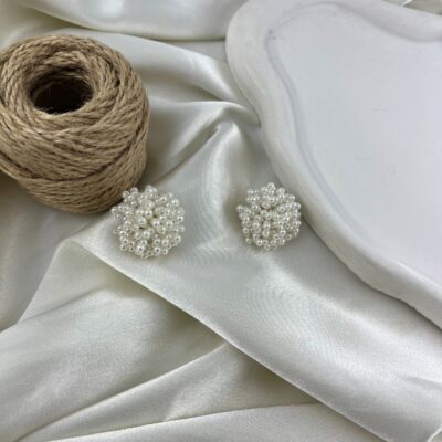 گوشواره زنانه مدل مروارید کد E6488