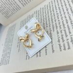 گوشواره زنانه ژوپینگ مدل پاپیون کد E5247